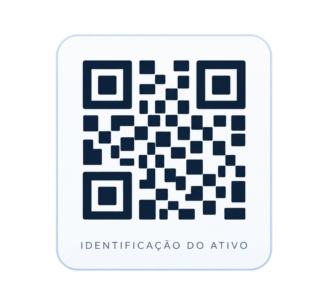 Ilustração de QR Code para identificação do ativo